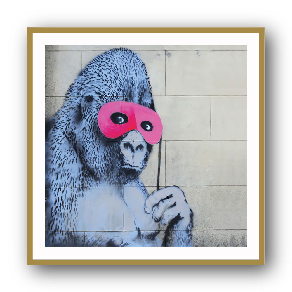 BANKSY ホビー・楽器・アート バンクシー ゴリラアート